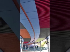 تزئینات سقف کاذب فلزی U پروفیل آلومینیومی سقف صفحه نمایش به ضخامت 20 میلی متر