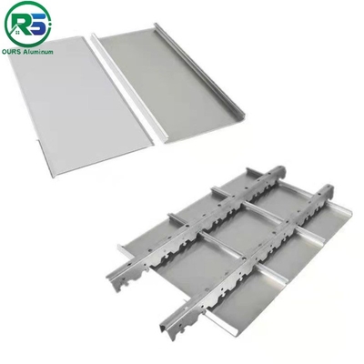 Perforated Aluminium Strip Ceiling Dustproof White Powder Coating