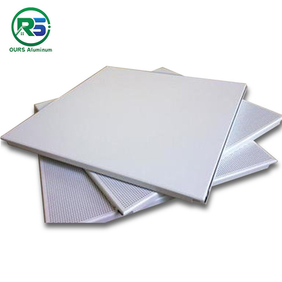 Decorative Suspended Clip In Metal Ceiling Tiles Waterproof Acoustic 600mm*600mm