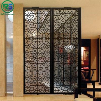 Branches Powder Coated Aluminium Decorative Screens Hotel Terrace Privacy Screen