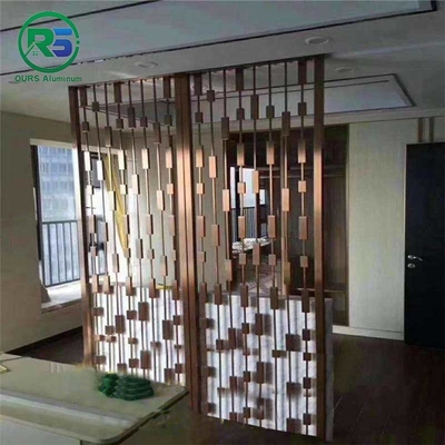 Branches Powder Coated Aluminium Decorative Screens Hotel Terrace Privacy Screen