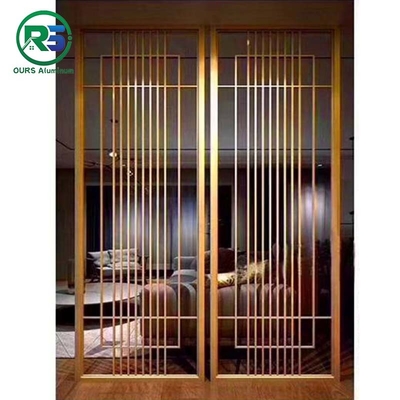 Contemporary Decorative Aluminium Privacy Screens Laser Cut Indoor Facades