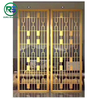 Contemporary Decorative Aluminium Privacy Screens Laser Cut Indoor Facades